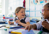 Can you hear me? student in classroom