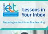 Lessons in Your Inbox: Preparing Content for Online Teaching student in classroom