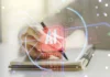 Friend or foe AI graphic over hand writing on notepad