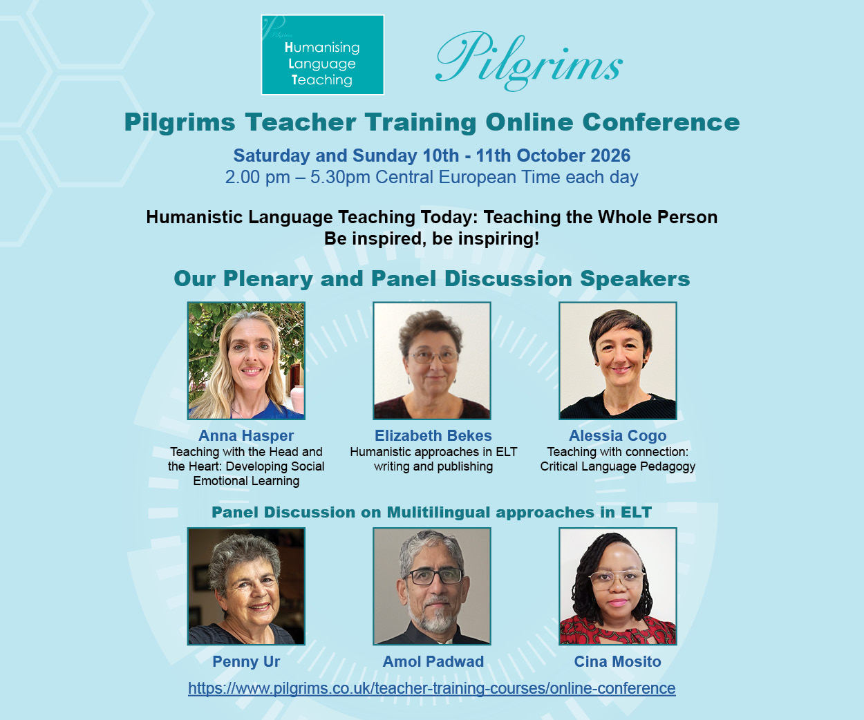 Pilgrims - Online conference Teaching the Whole Person Today
