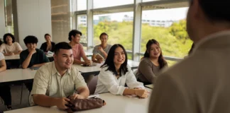Opportunities overseas teenage students facing teacher