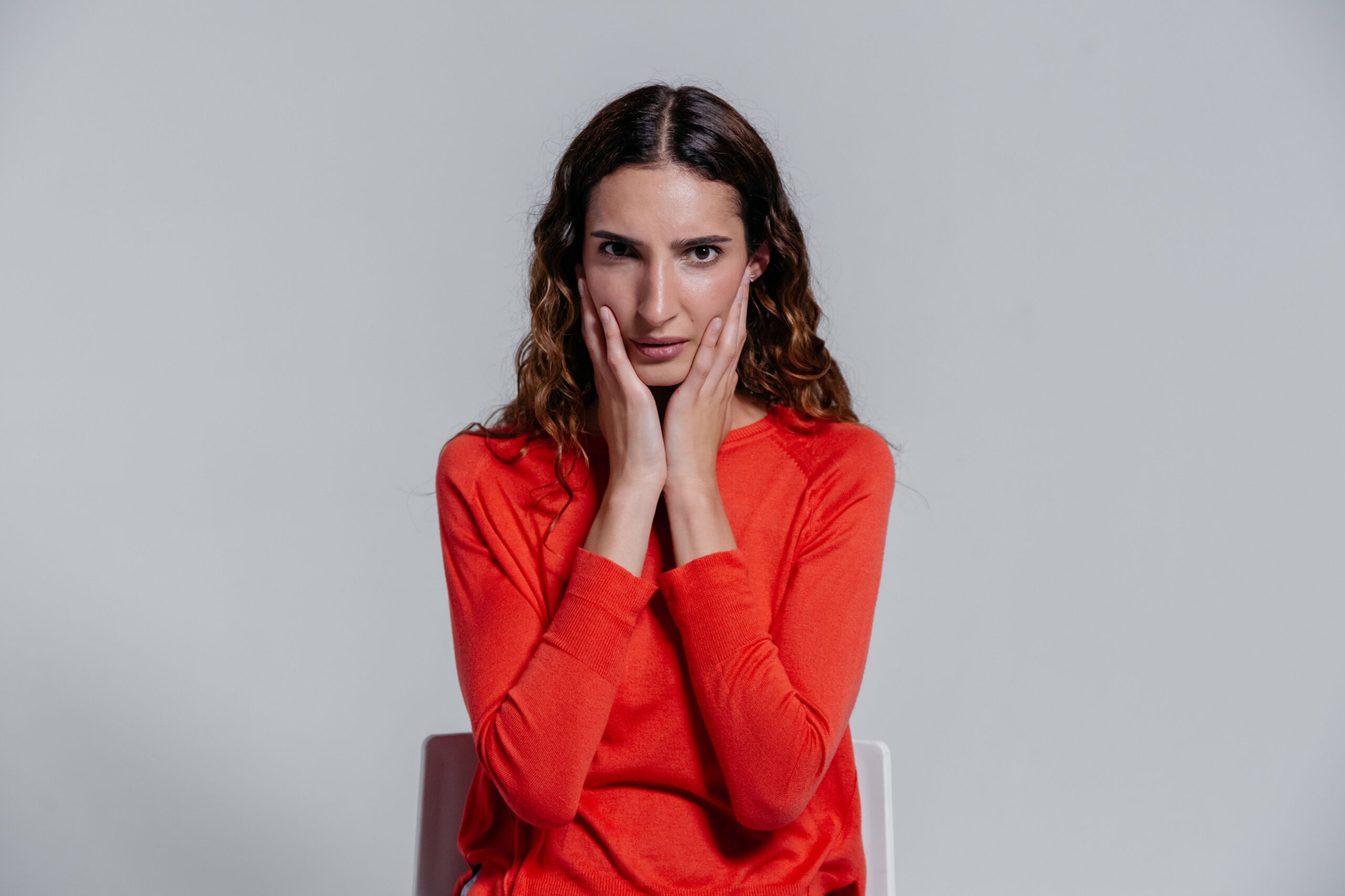 concerned woman