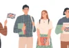 Six steps for better study abroad preparation four people with UK flags