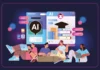 A six-step framework for using AI graphic of AI students