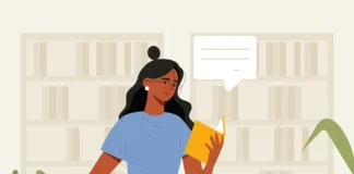 From choices to chosen illustration of woman reading book