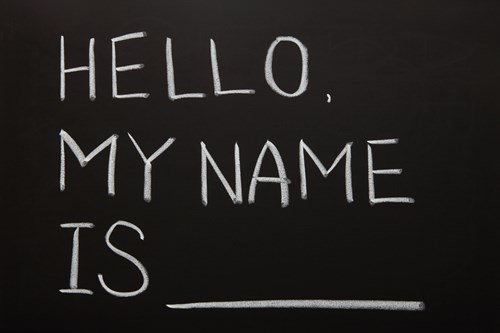 Chalkboard with the words 