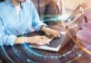 Humanising AI-generated text in the classroom man on laptop