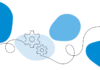 Methodology Abstract design showing blue overlapping circles and interlocking gears against a light blue background.