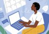 Reducing the workload Person using laptop at desk