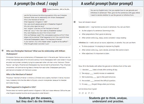 Tutor prompts and the future of language learning