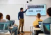 When familiar words stop working teacher in classroom pointing at screen